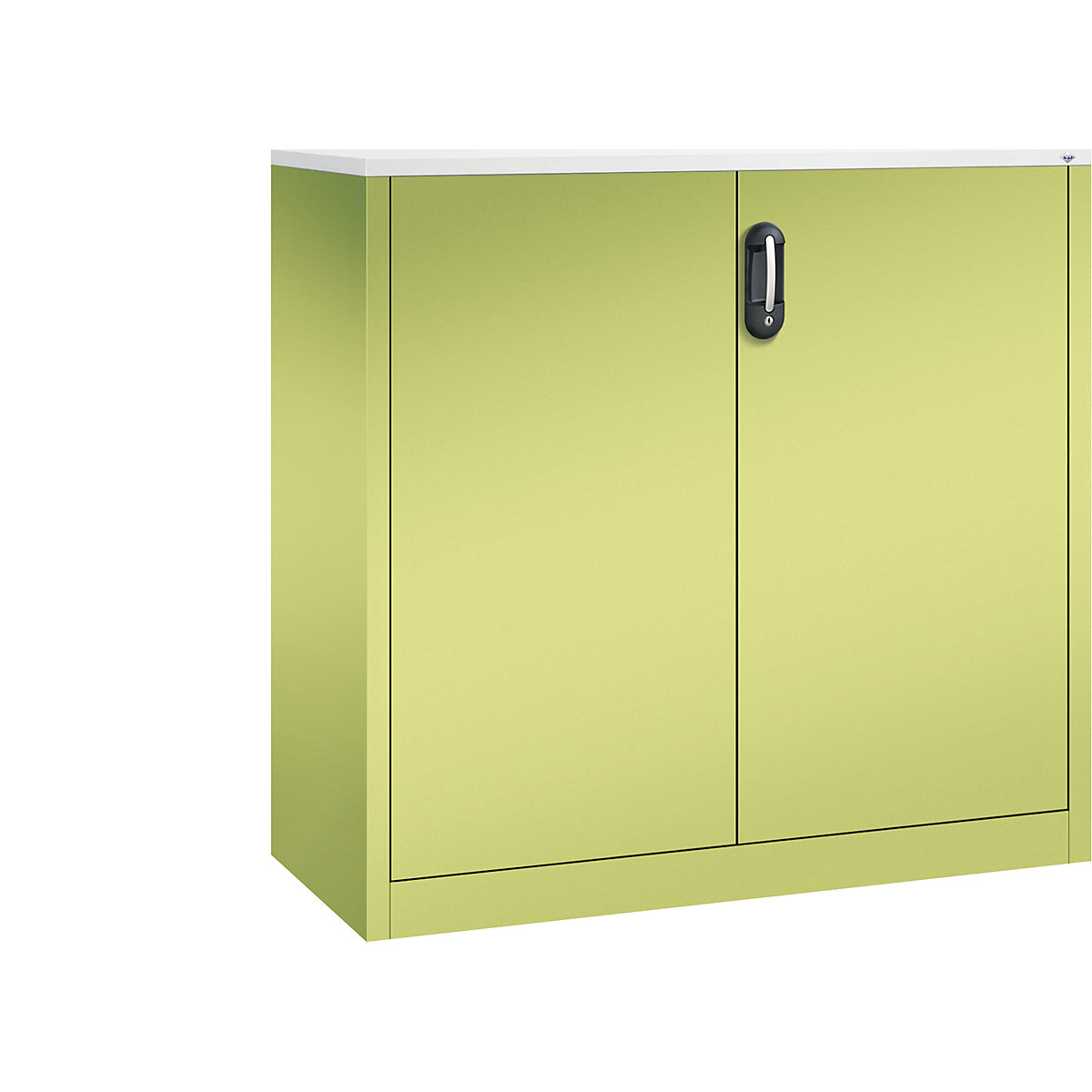 ACURADO mobiletto archivio – C+P, 3 file di raccoglitori, alt. x largh. x prof. 1200 x 1200 x 500 mm, verdino / verdino-0