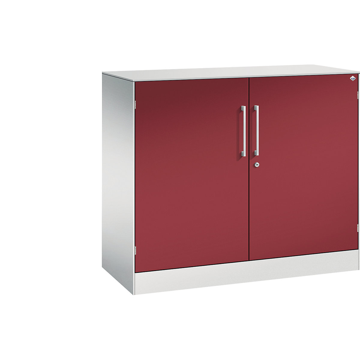 Armadio con ante a battente ASISTO, altezza 897 mm – C+P (Foto prodotto 2)-1