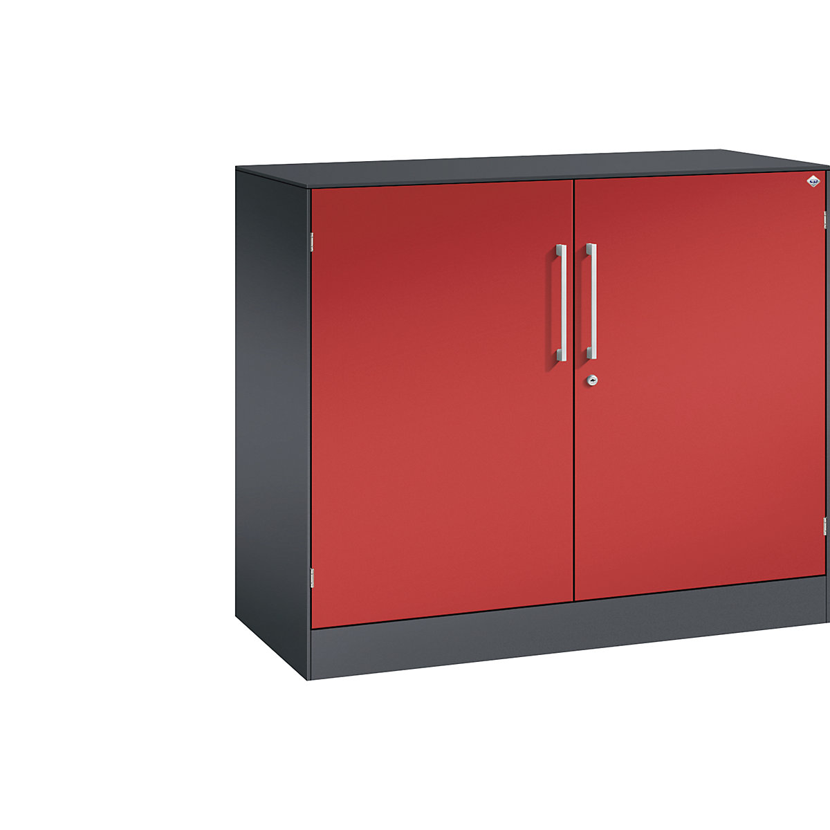 Armadio con ante a battente ASISTO, altezza 897 mm – C+P (Foto prodotto 2)-1