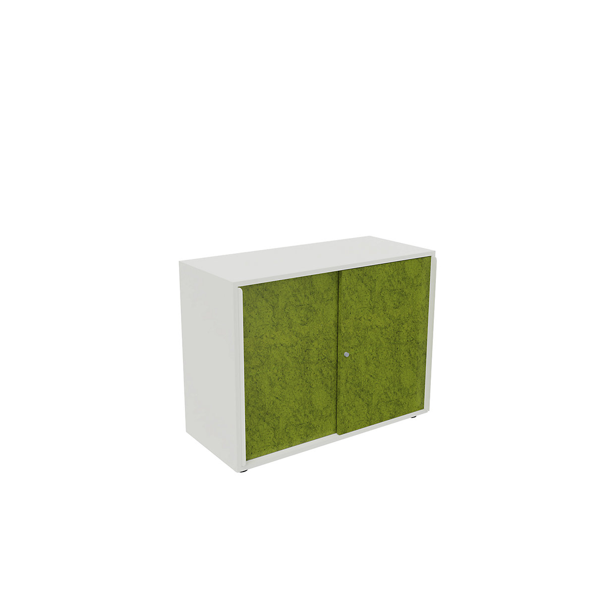 Armadio con ante scorrevoli NEOTEX con ante fonoassorbenti, alt. x largh. x prof. 775 x 1000 x 440 mm, anta verde mela-0