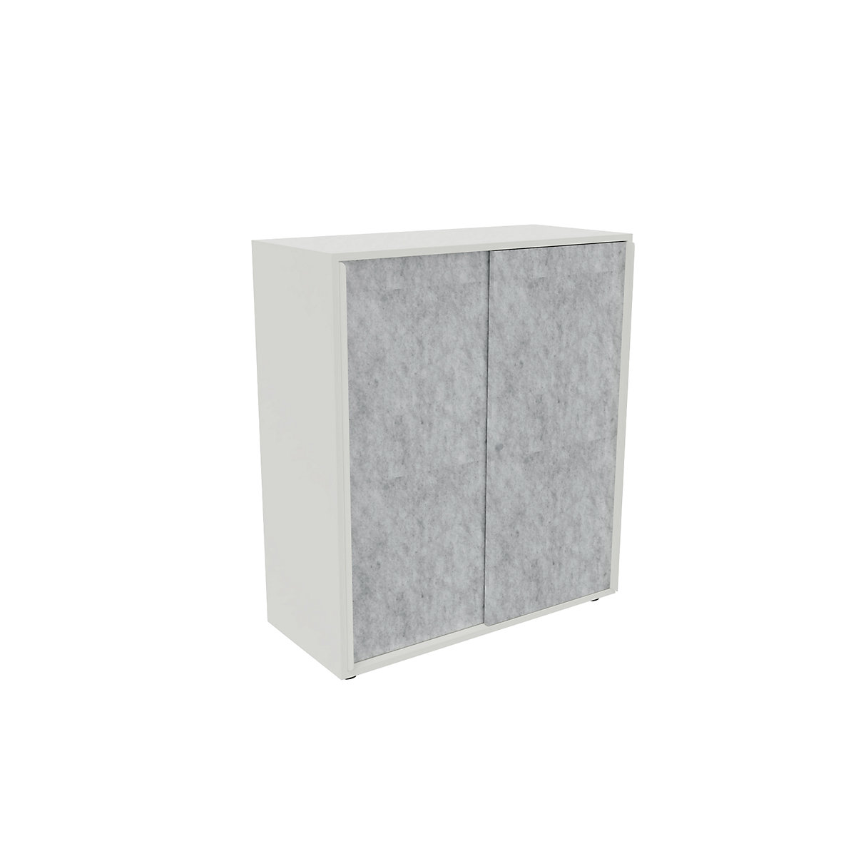 Armadio con ante scorrevoli NEOTEX con ante fonoassorbenti, alt. x largh. x prof. 1150 x 1000 x 440 mm, anta grigio marmo-0
