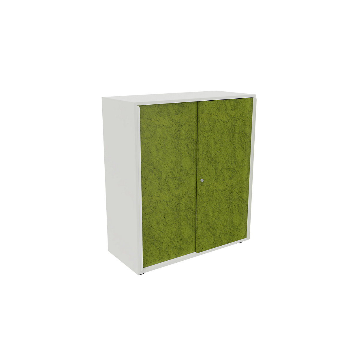 Armadio con ante scorrevoli NEOTEX con ante fonoassorbenti, alt. x largh. x prof. 1150 x 1000 x 440 mm, anta verde mela-0