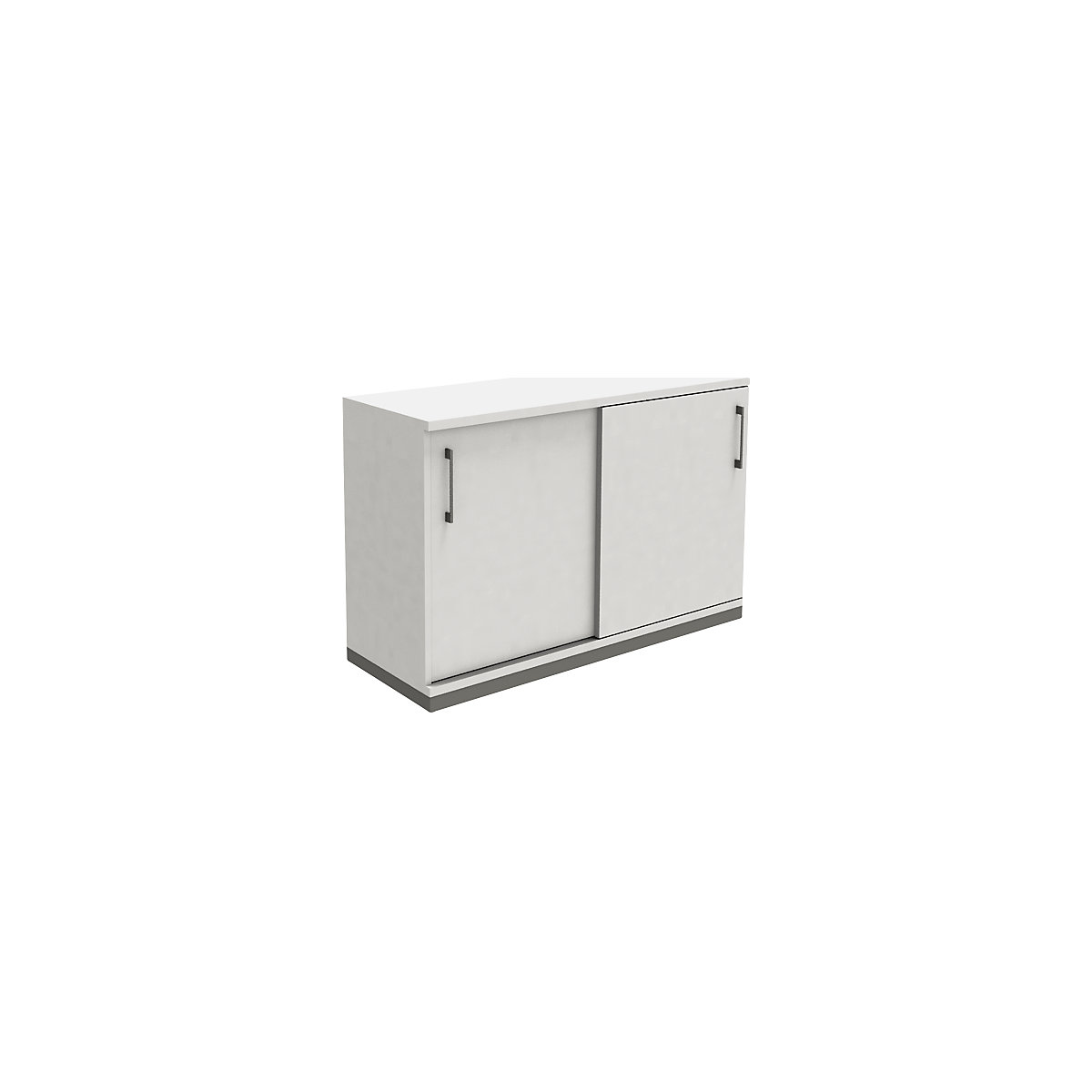 Armadio con ante scorrevoli P12 – eurokraft pro, 1 ripiano/2 file di raccoglitori, altezza 781 mm, largh. x prof. 1200 x 442 mm-0