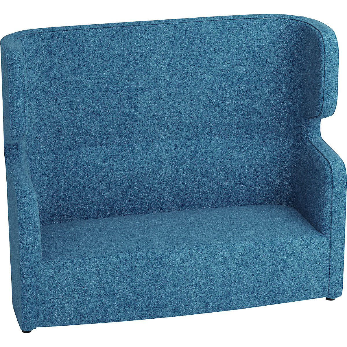 Divano in materiale fonoassorbente VIVO – BISLEY, divano a due posti con schienale alto, blu-0