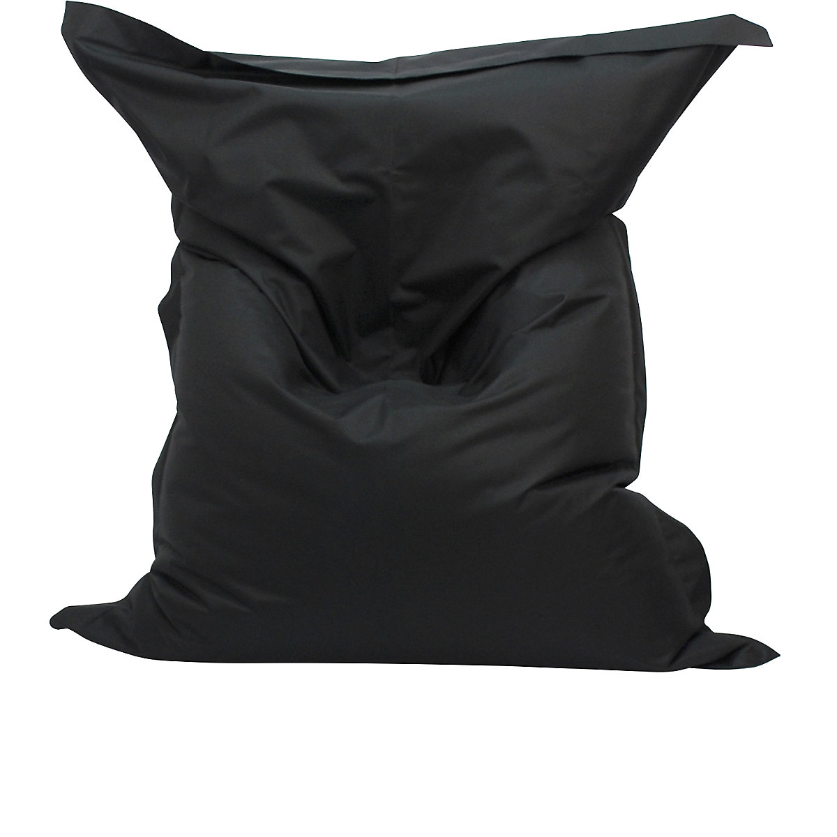 Poltrona a sacco gigante XXL, largh. x prof. 1800 x 1400 mm, nero-0