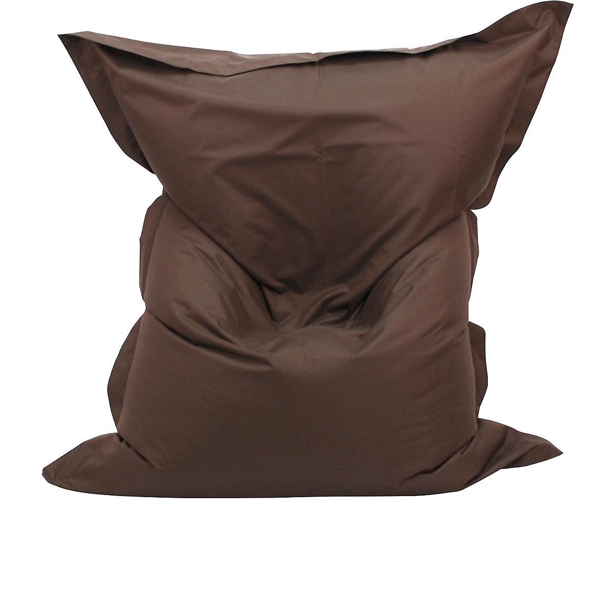 Poltrona a sacco gigante XXL, largh. x prof. 1800 x 1400 mm, marrone scuro-0