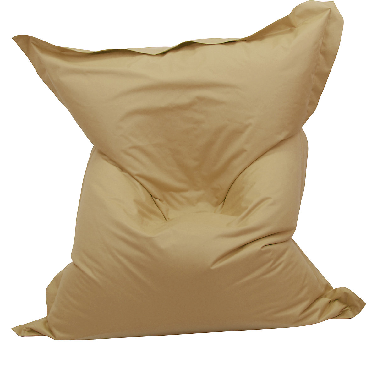 Poltrona a sacco gigante XXL, largh. x prof. 1800 x 1400 mm, marrone chiaro-0