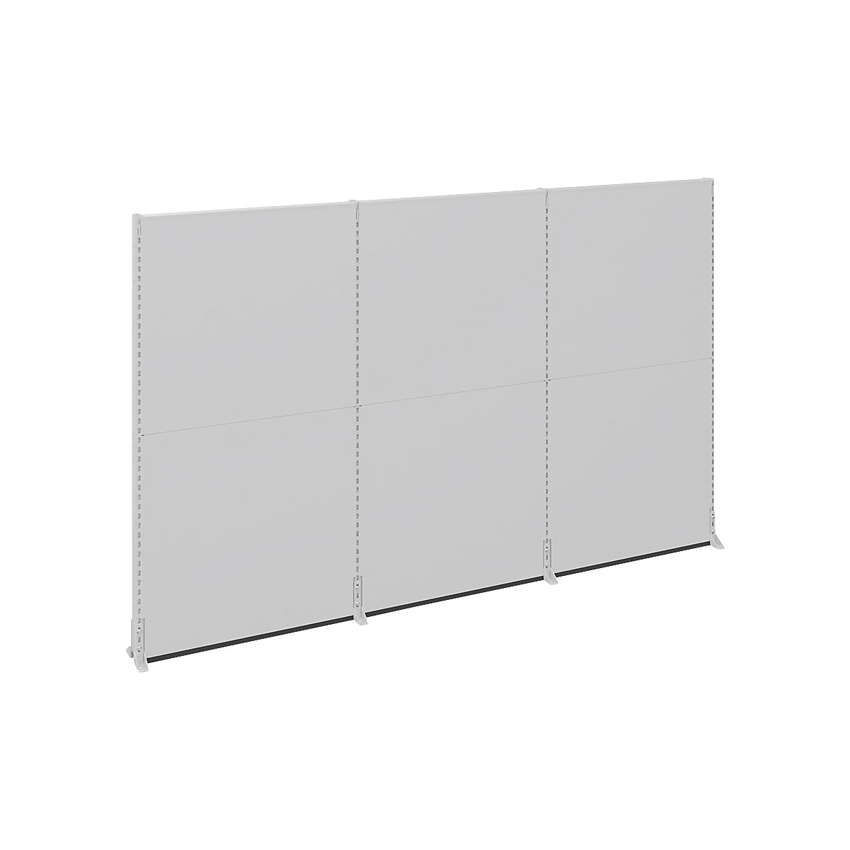 Parete mobile fonoassorbente, ufficio/industria, singole pareti divisorie, lungh. x largh. x alt. 3030 x 276 x 2000 mm-0
