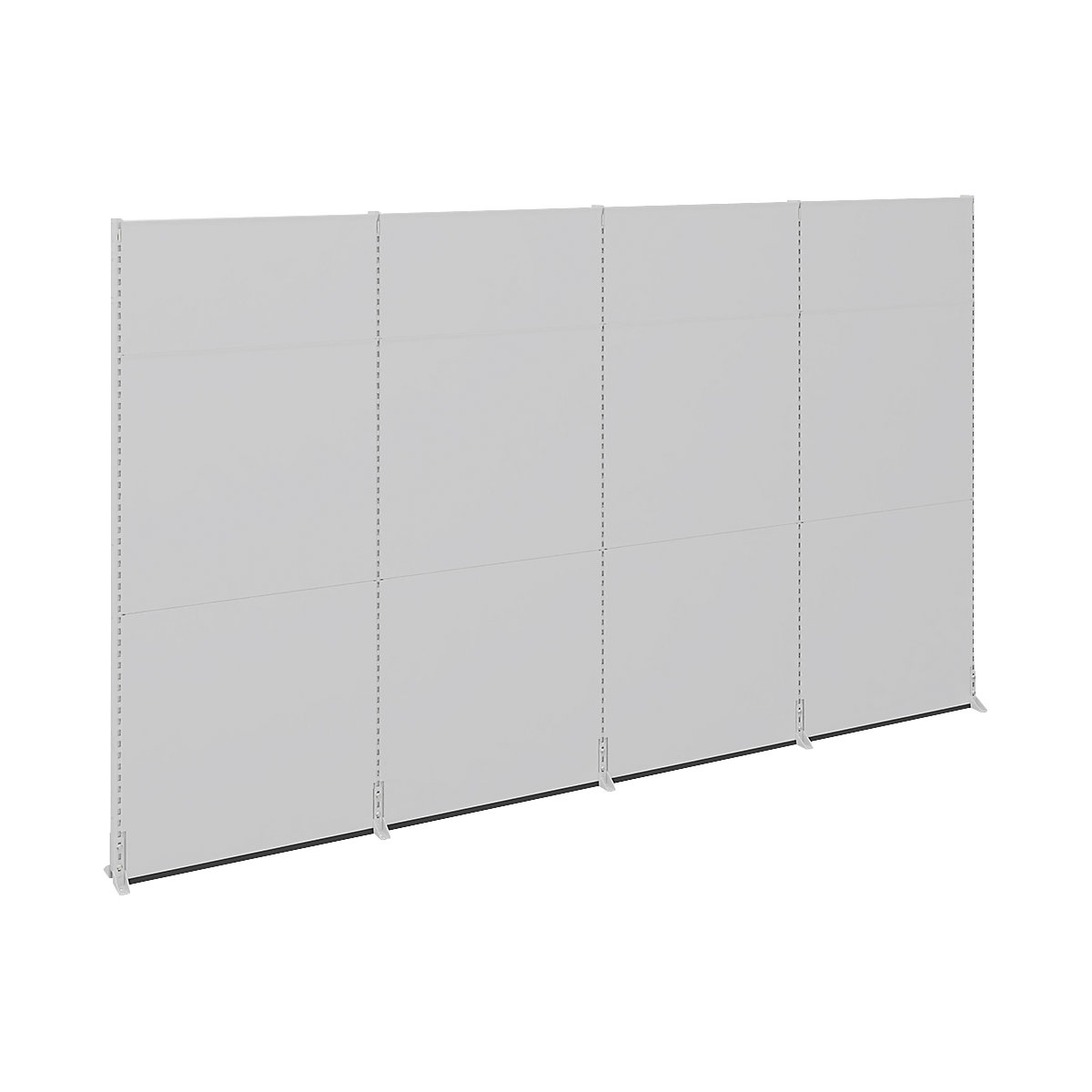 Parete mobile fonoassorbente, ufficio/industria, singole pareti divisorie, lungh. x largh. x alt. 4030 x 276 x 2500 mm-0