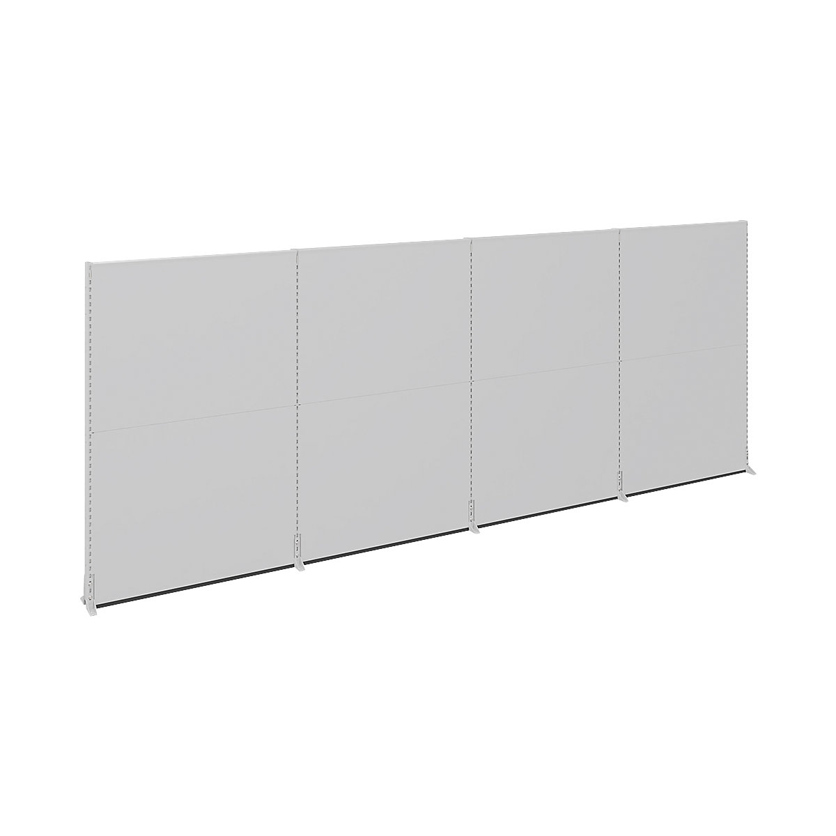 Parete mobile fonoassorbente, ufficio/industria, singole pareti divisorie, lungh. x largh. x alt. 5030 x 276 x 2000 mm-0