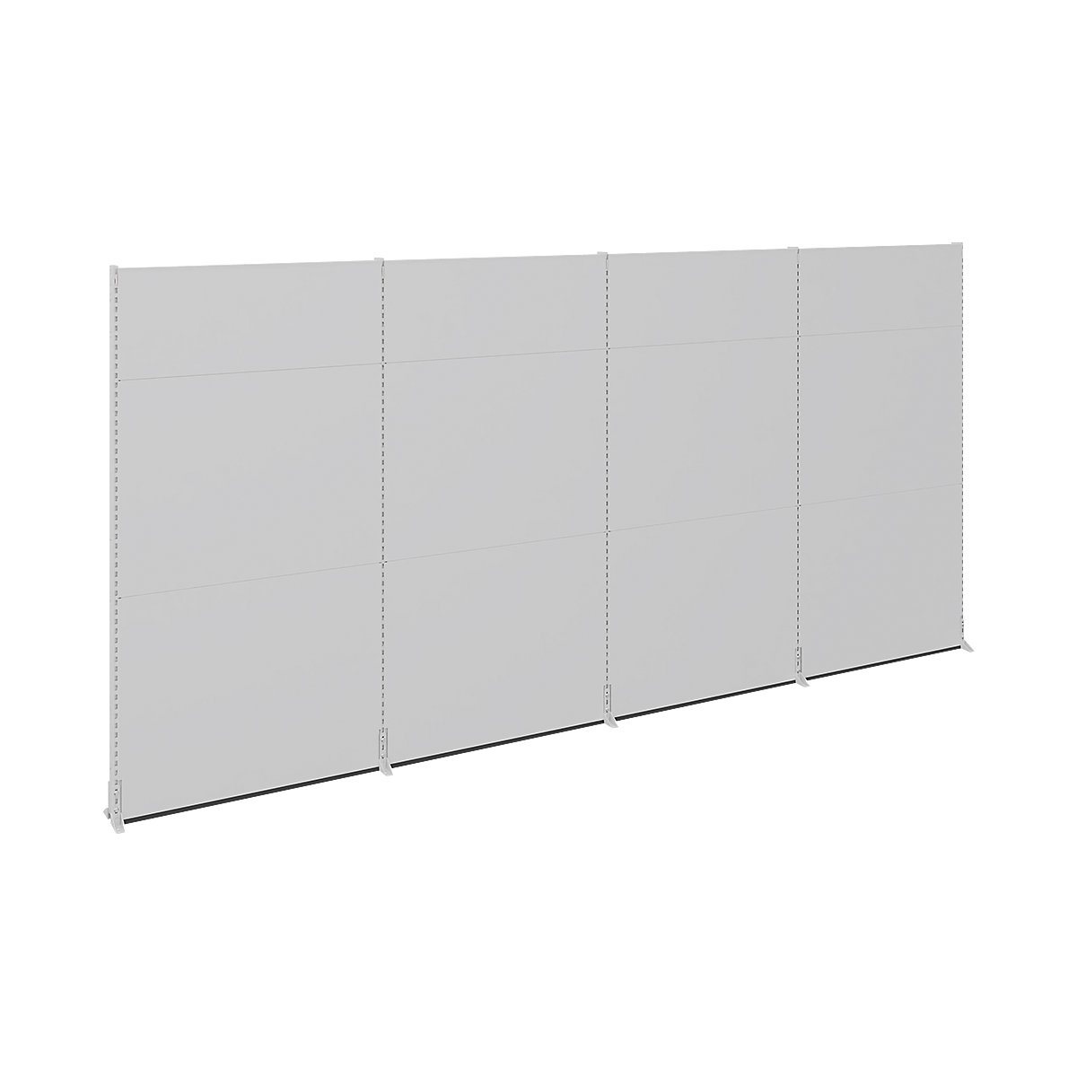 Parete mobile fonoassorbente, ufficio/industria, singole pareti divisorie, lungh. x largh. x alt. 5030 x 276 x 2500 mm-0