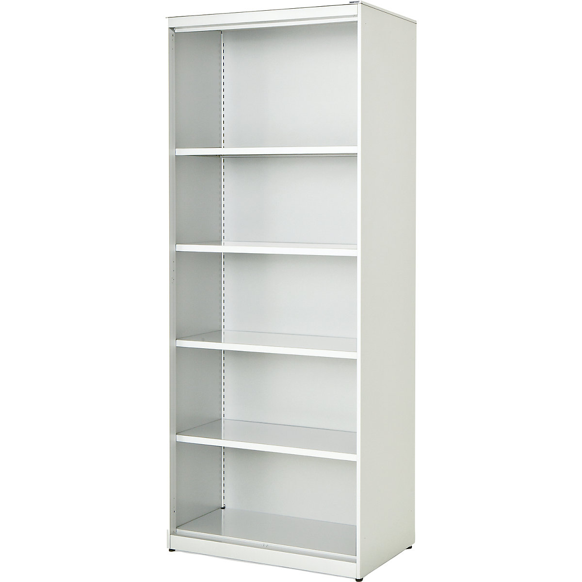 Scaffale combinato – mauser, alt. x largh. x prof. 1956 x 800 x 432 mm, pannello in acciaio, 4 ripiani, bianco puro-0