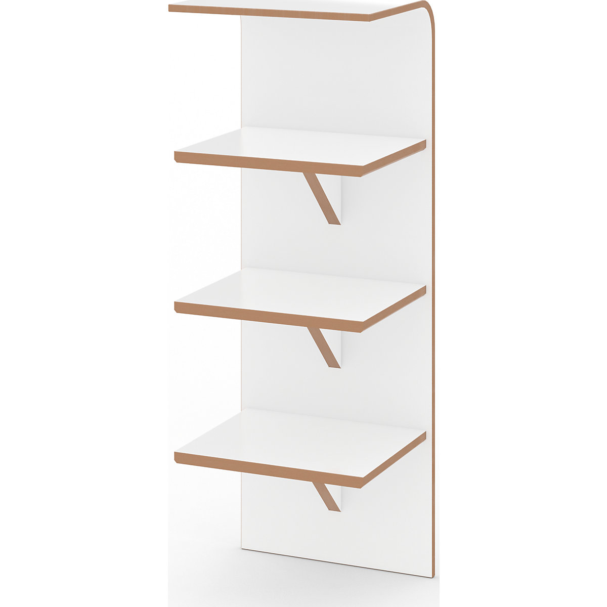 Scaffale – Tojo, larghezza 310 mm, modello scarpa, bianco-0