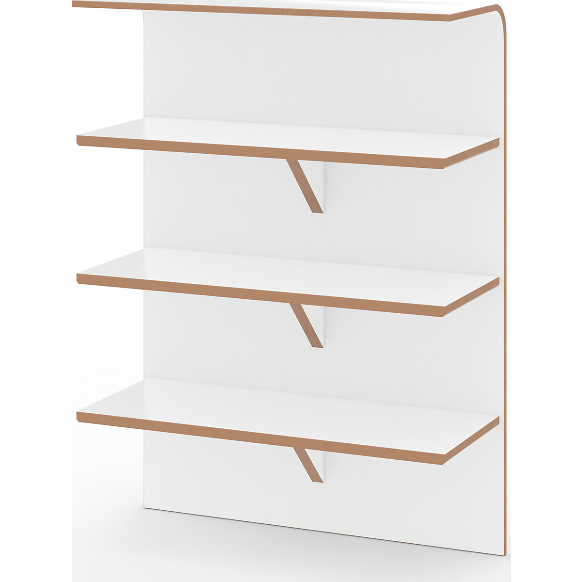 Scaffale – Tojo, larghezza 620 mm, modello spazio, bianco-0