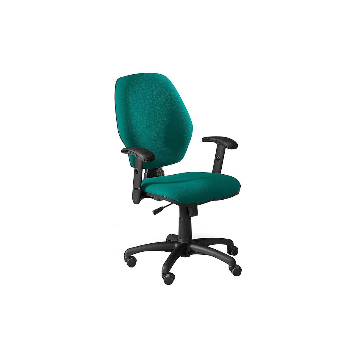 Sedia da ufficio Sirius, sincromeccanismo, verde, schienale alto-0