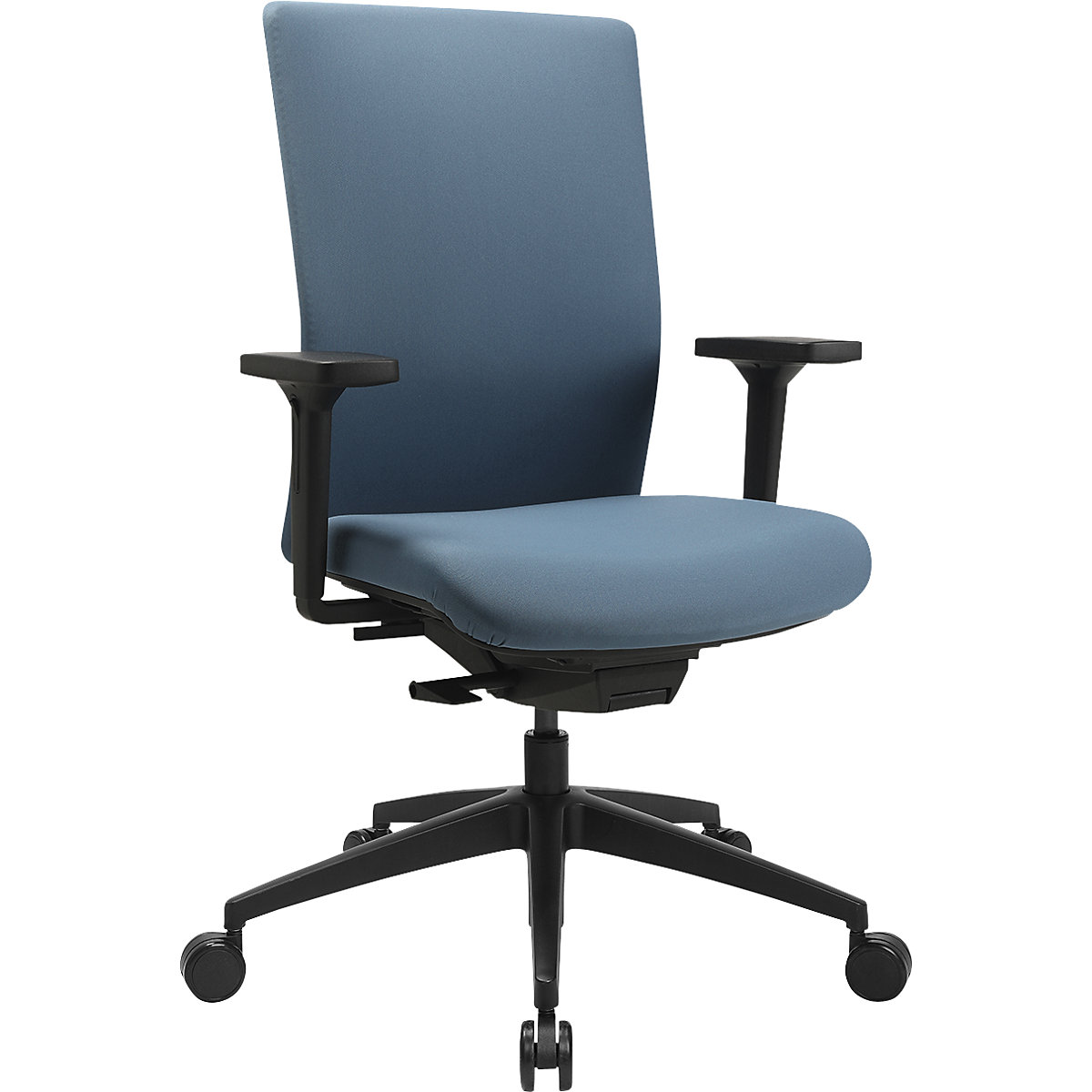 Sedia girevole da ufficio Sitness AirWork G – Topstar, meccanismo sincrono, con braccioli, petrolio-0