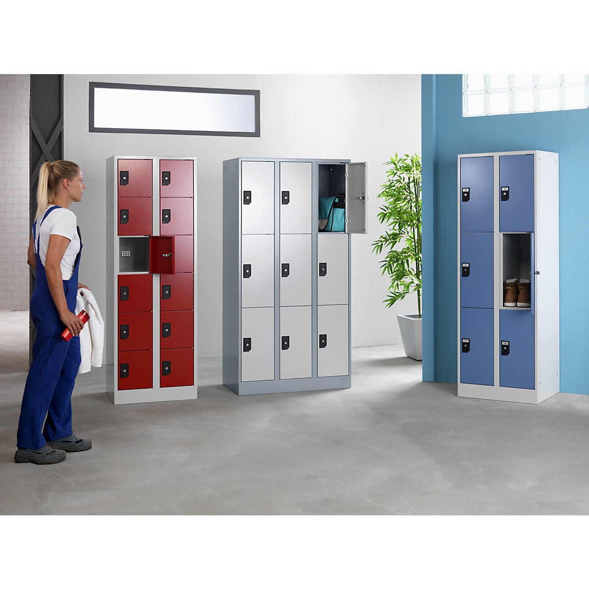 Armario de 3 compartimentos Stuttgart – Wolf (Imagen del producto 2)-1