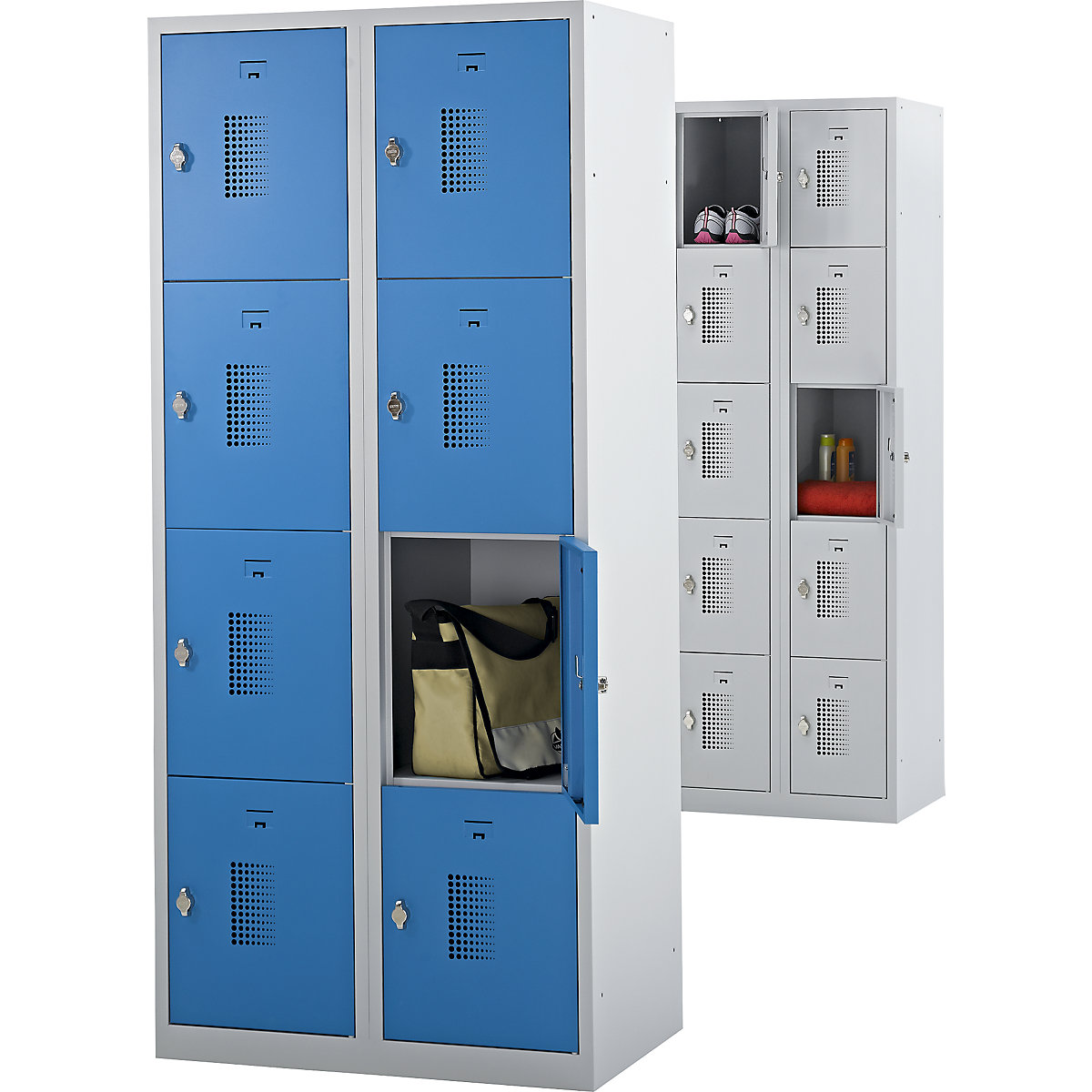 Armario de 5 compartimentos Amsterdam – eurokraft basic (Imagen del producto 2)-1