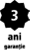 3 ani garanție