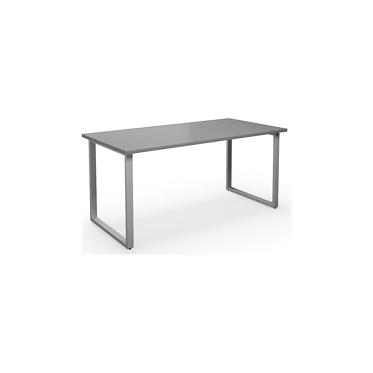 Masă multifuncțională DUO-O, blat drept, adâncime 800 mm, lățime 1600 mm, gri deschis / argintiu-0