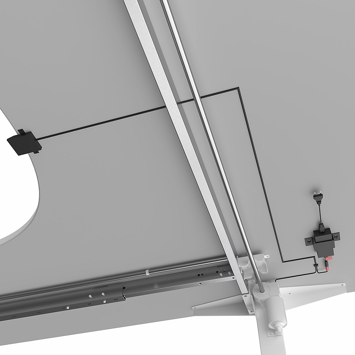 Birou Atlanta, înălțime reglabilă electric (Imagine produs 7)-6