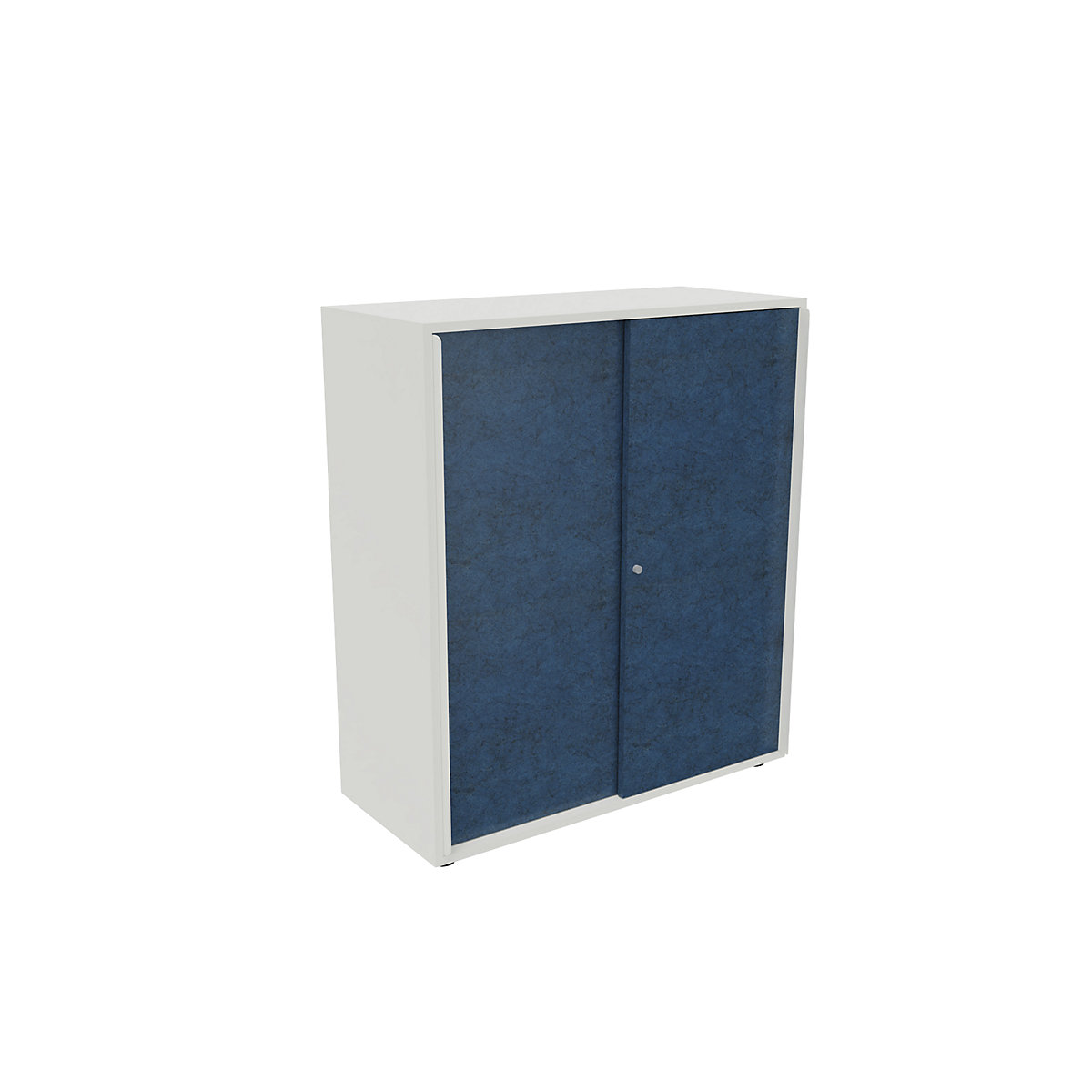 Dulap cu uși glisante NEOTEX cu front acustic, î. x lăț. x ad. 1150 x 1000 x 440 mm, front albastru antic-0