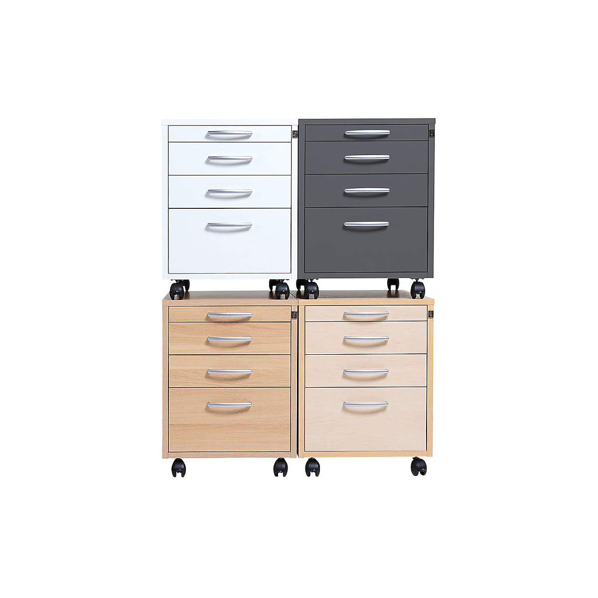 Container pe role Miami, 4 sertare (Imagine produs 5)-4