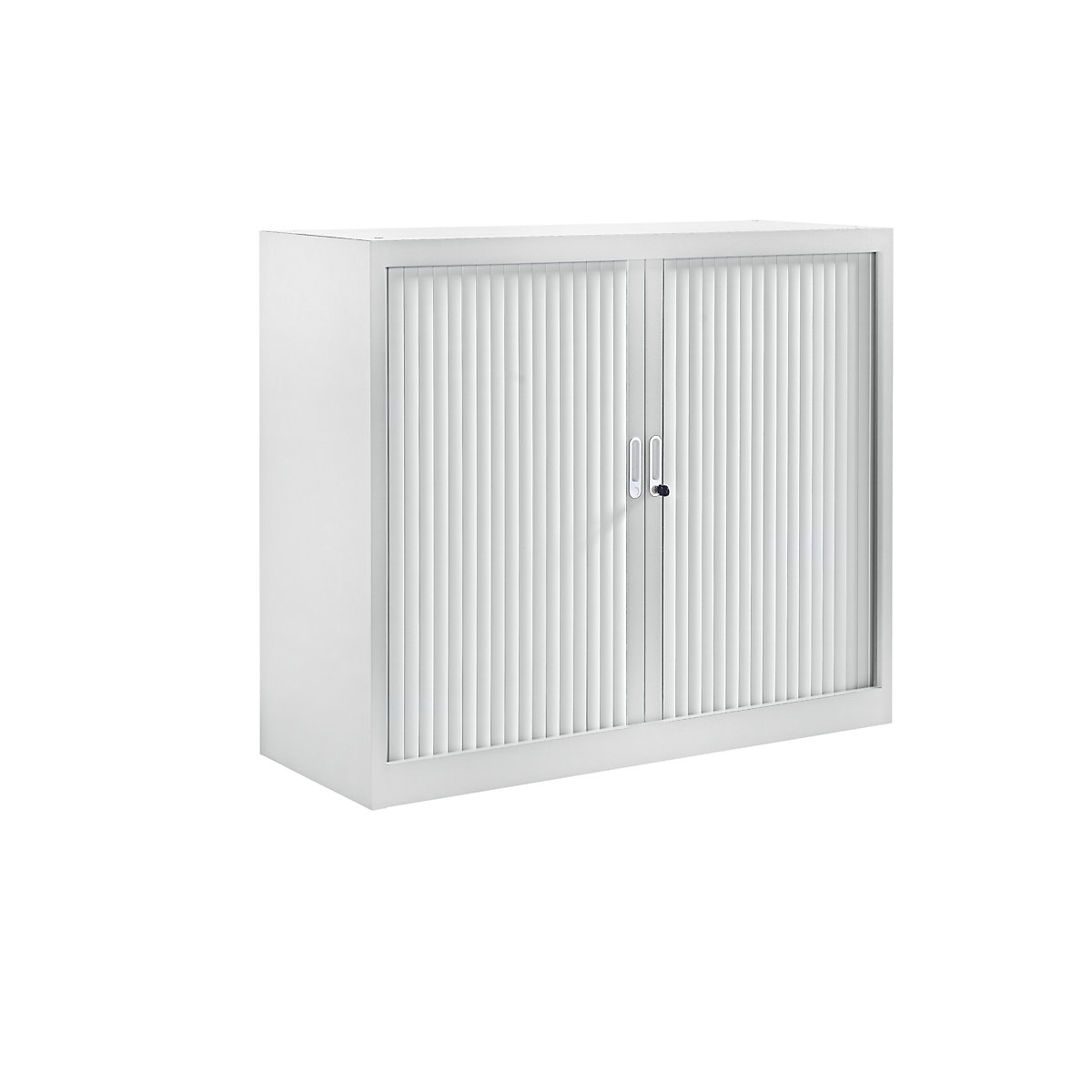 Dulap cu oblon – eurokraft pro, lăț. x ad. 1200 x 450 mm, înălțime 1050 mm, gri deschis-0