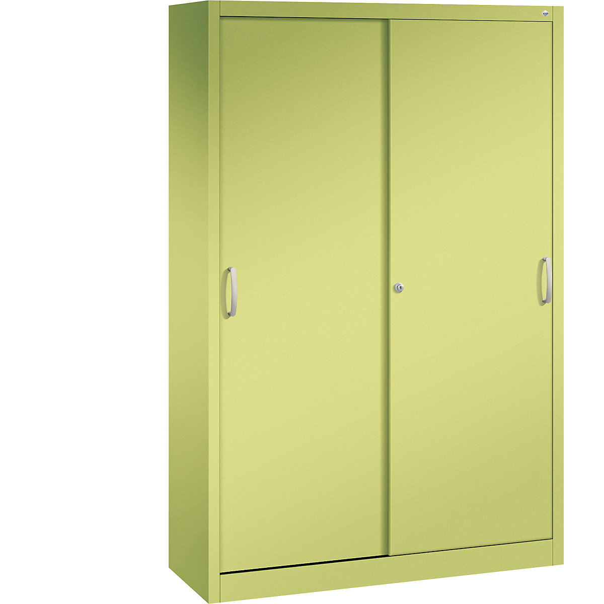 Dulap cu uși glisante ACURADO – C+P, 4 polițe, î. x lăț. x ad. 1950 x 1200 x 400 mm, verde viridin-0