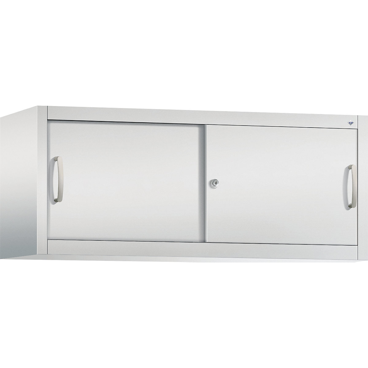 Dulap suprapus cu uși glisante ACURADO – C+P, î. x lăț. x ad. 500 x 1200 x 400 mm, gri deschis-0