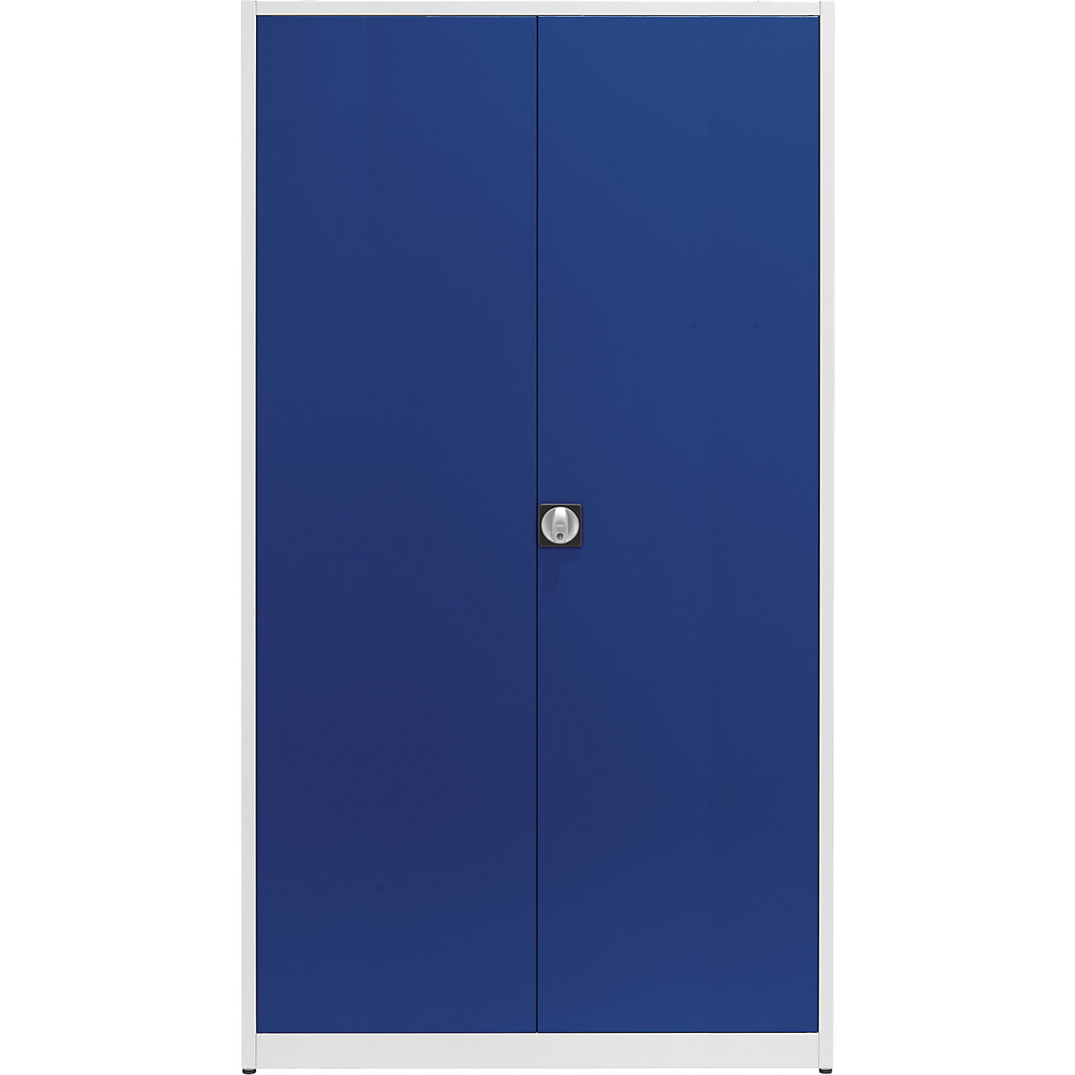 Dulap universal, extra înalt – mauser, î. x lăț. x ad. 2200 x 1200 x 420 mm, gri deschis / albastru ultramarin-0