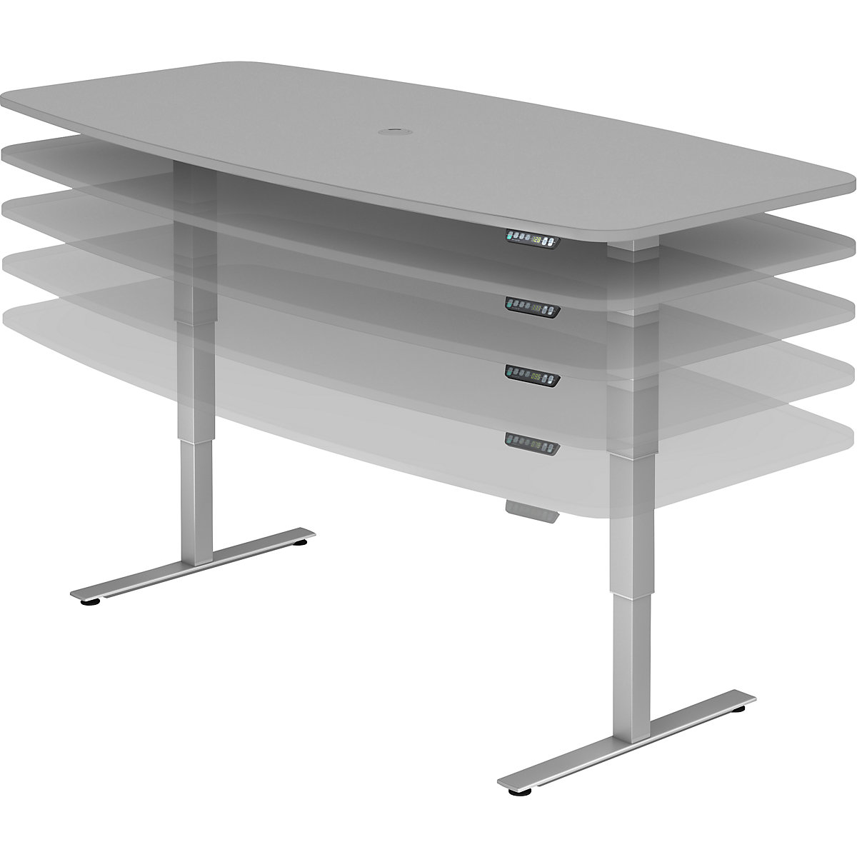Masă de conferințe, lăț. x ad. 2200 x 1030 mm (Imagine produs 2)-1