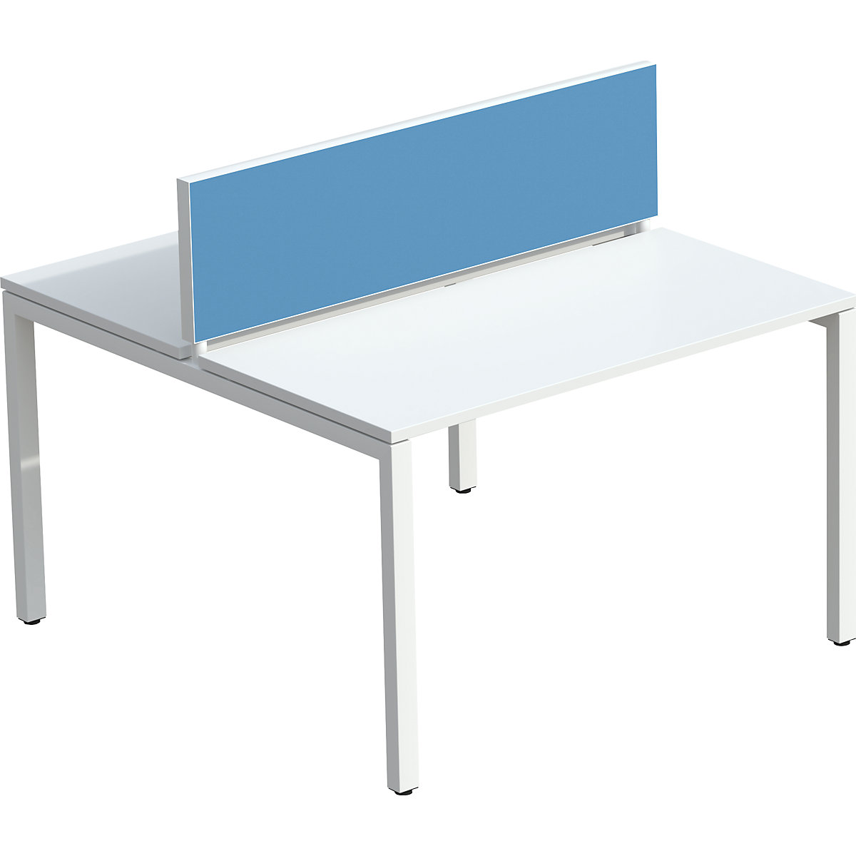 Partiție de birou pentru posturi de lucru în echipă – EasyDesk (Imagine produs 2)-1