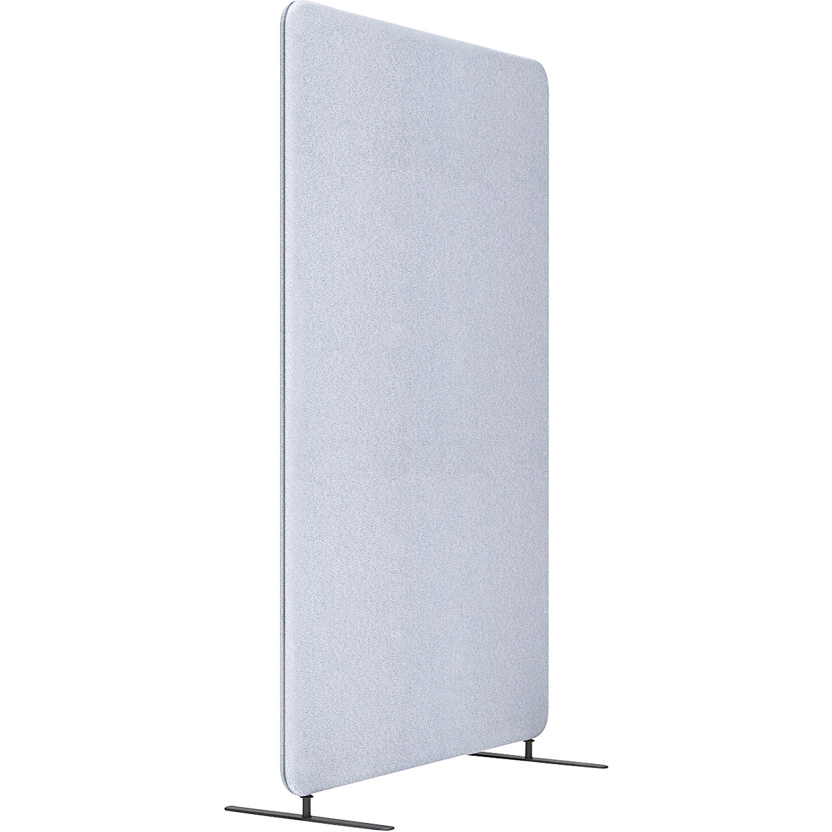 Perete despărțitor acustic Softline Event, textil, î. x lăț. 1360 x 1000 mm, gri deschis-0