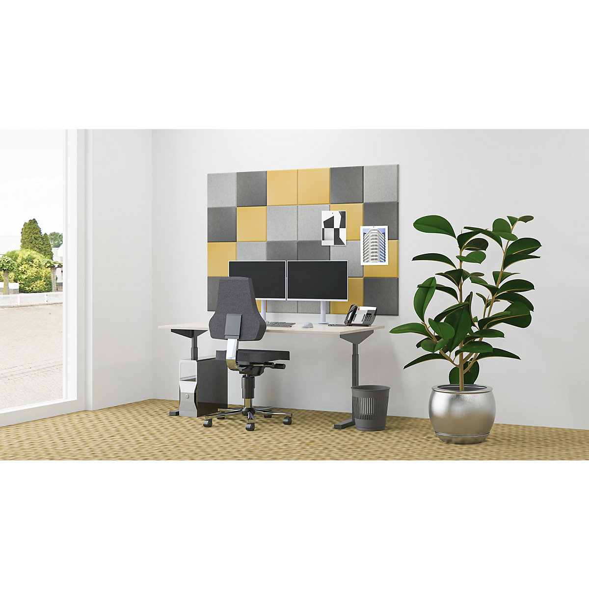 Placă acustică pentru perete – eurokraft basic (Imagine produs 4)-3