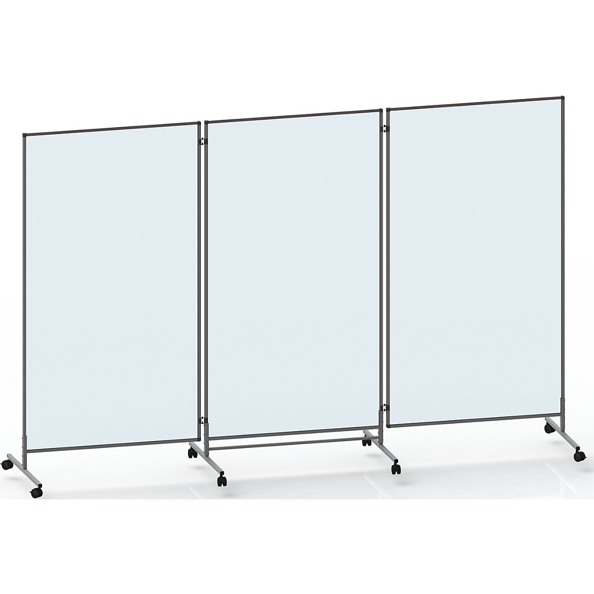 Separator de spații, transparent și mobil (Imagine produs 3)-2