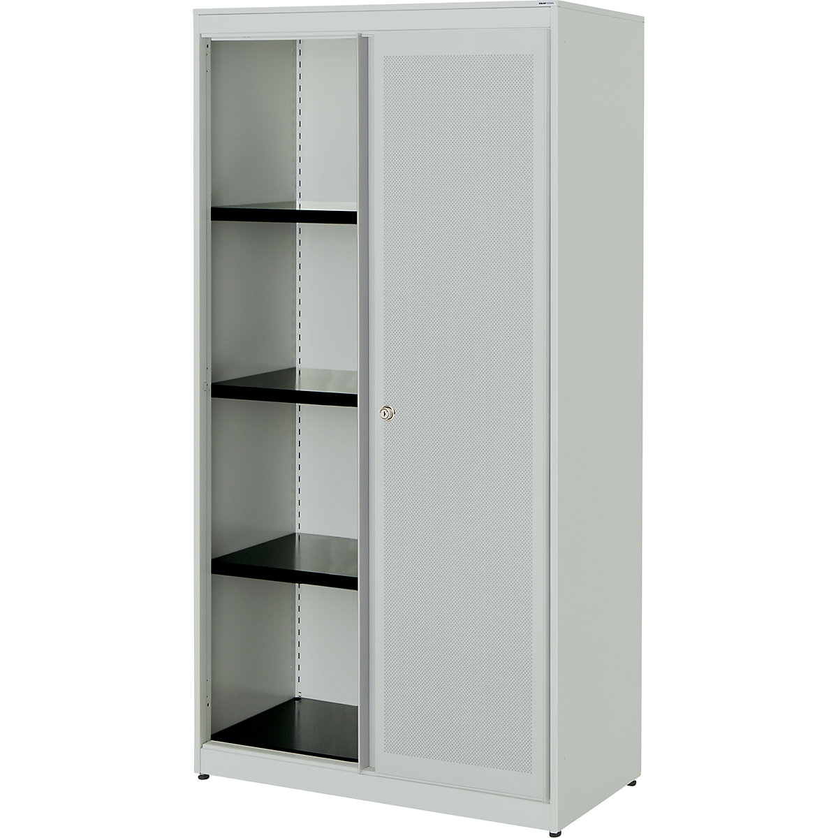 Armoire à portes coulissantes, à effet acoustique – mauser