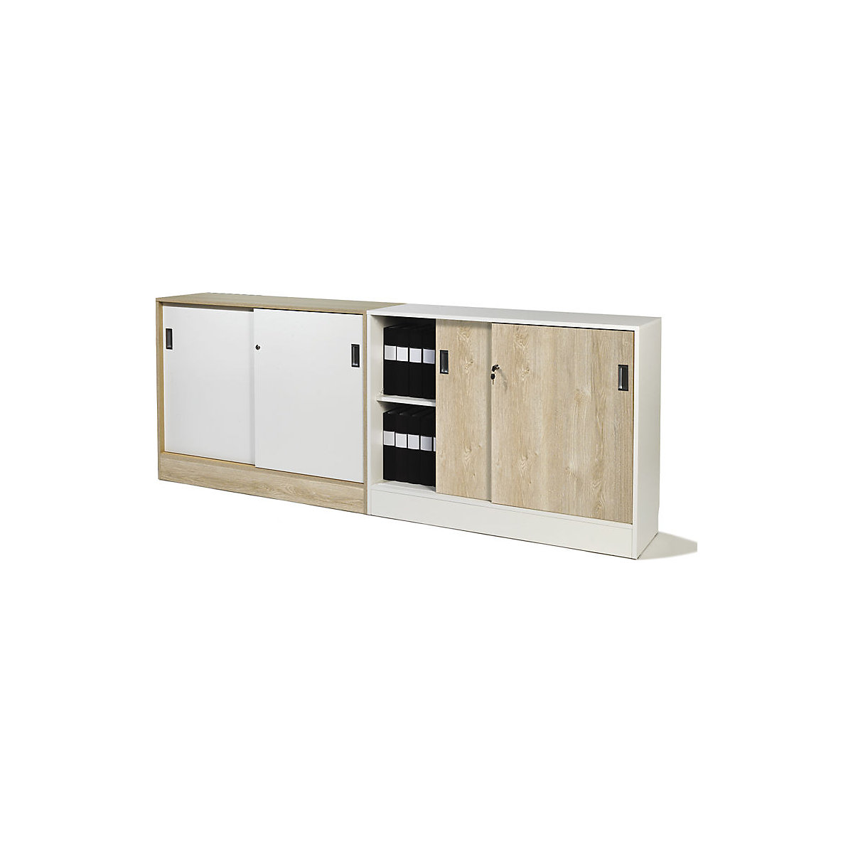 Cabinet Chicago, avec portes coulissantes (Illustration du produit 3)-2