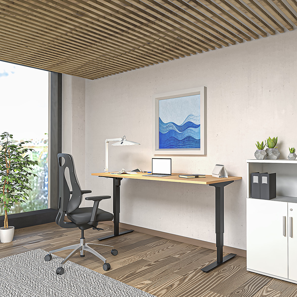 Bureau assis-debout électrique Atlanta (Illustration du produit 12)-11