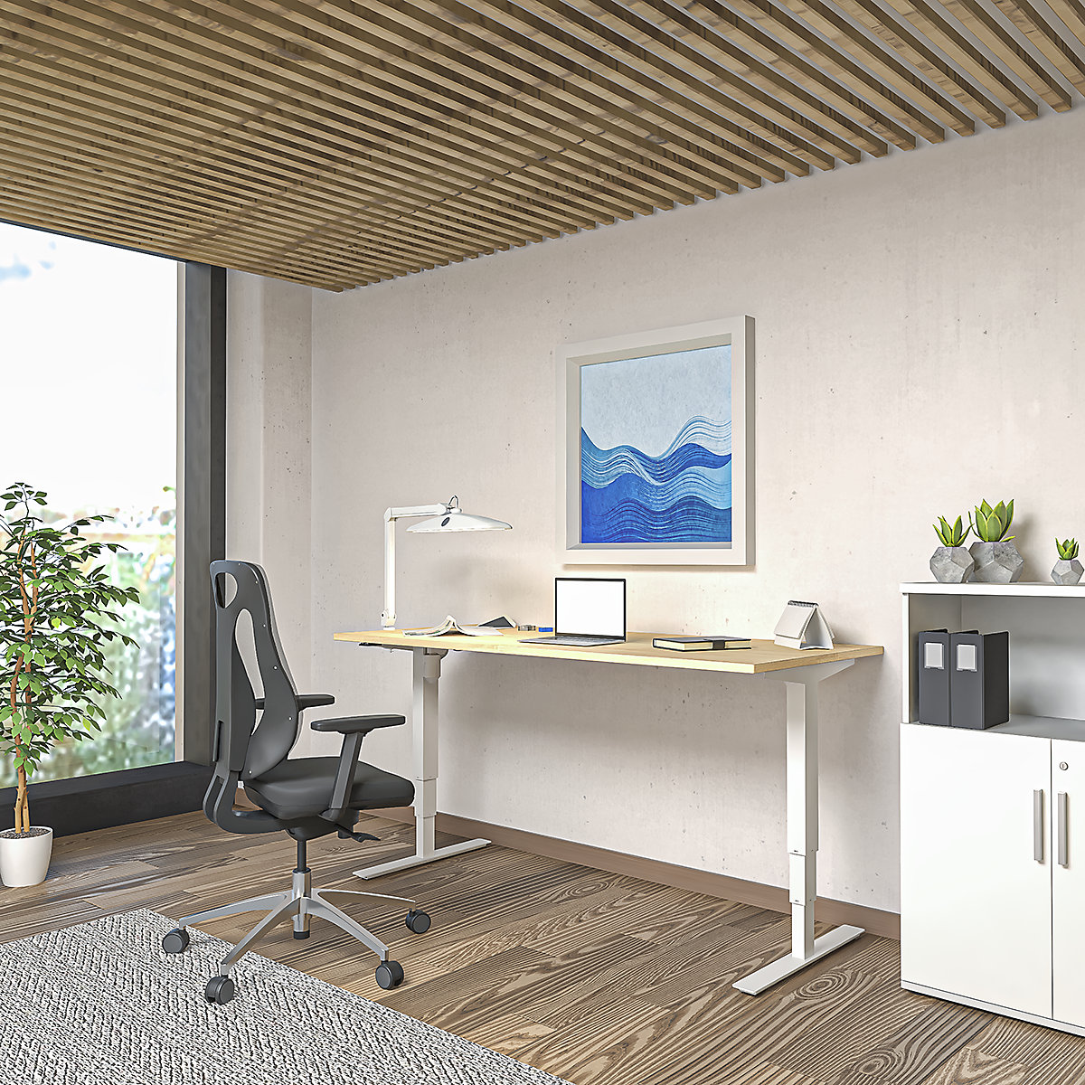 Bureau assis-debout électrique Atlanta (Illustration du produit 16)-15