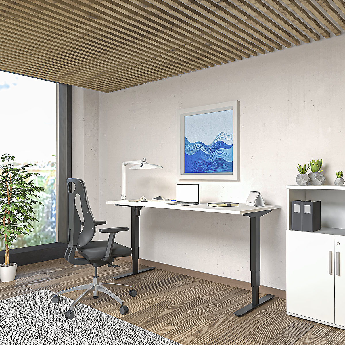 Bureau assis-debout électrique Atlanta (Illustration du produit 12)-11