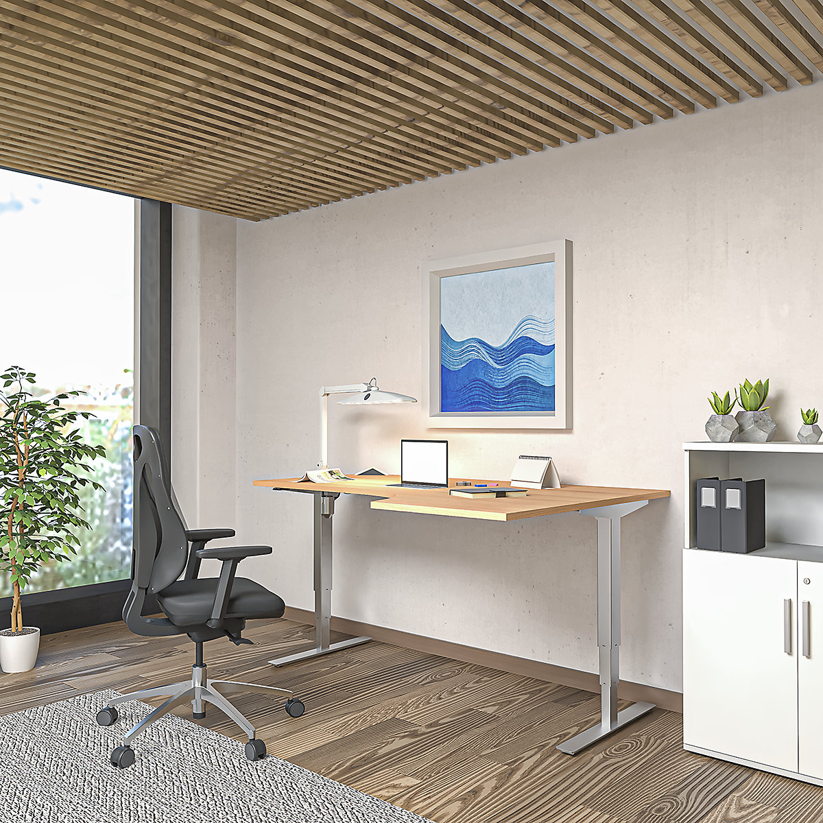 Bureau assis-debout électrique Atlanta (Illustration du produit 6)-5