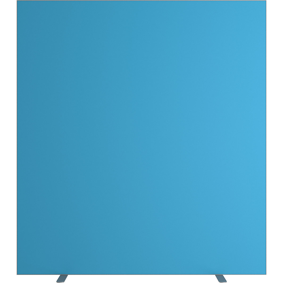 Cloison easyScreen – EasyScreen, h x p 1740 x 390 mm, avec insonorisation, bleu, largeur 1600 mm-0