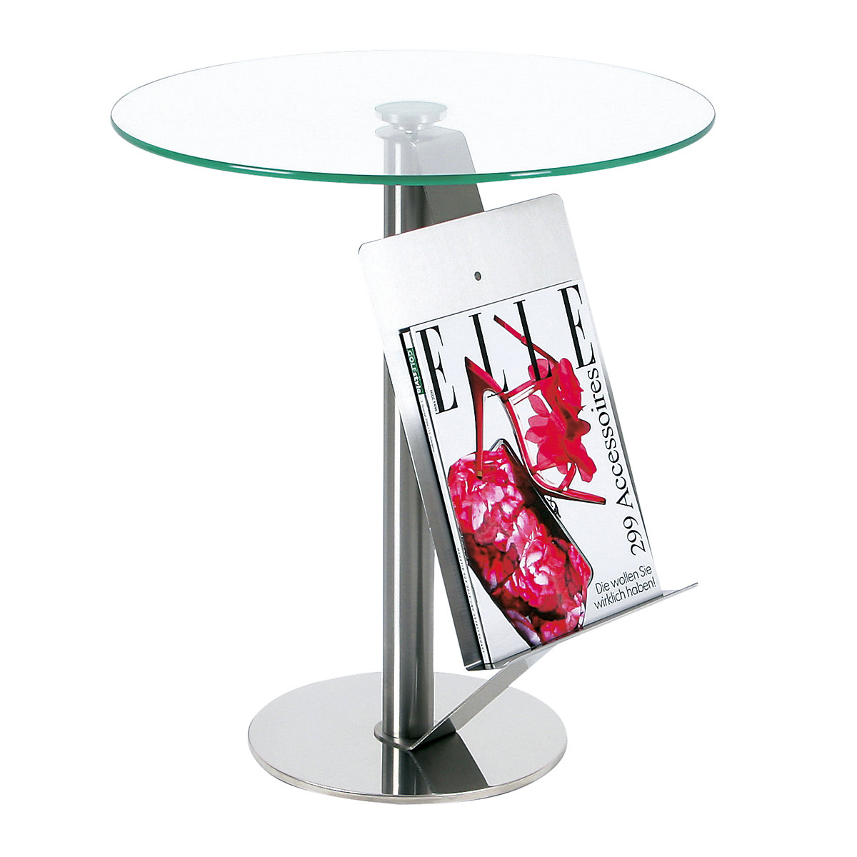 Table d'appoint avec porte-journaux