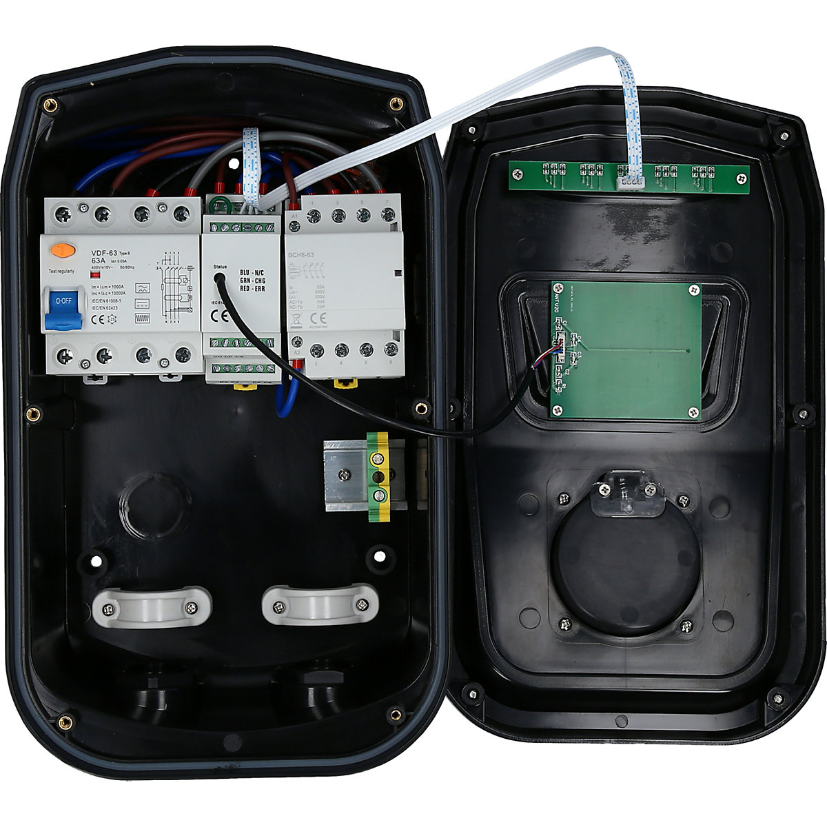 Wallbox efuturo cu cablu de încărcare tip 2, 3 faze (Imagine produs 4)-3