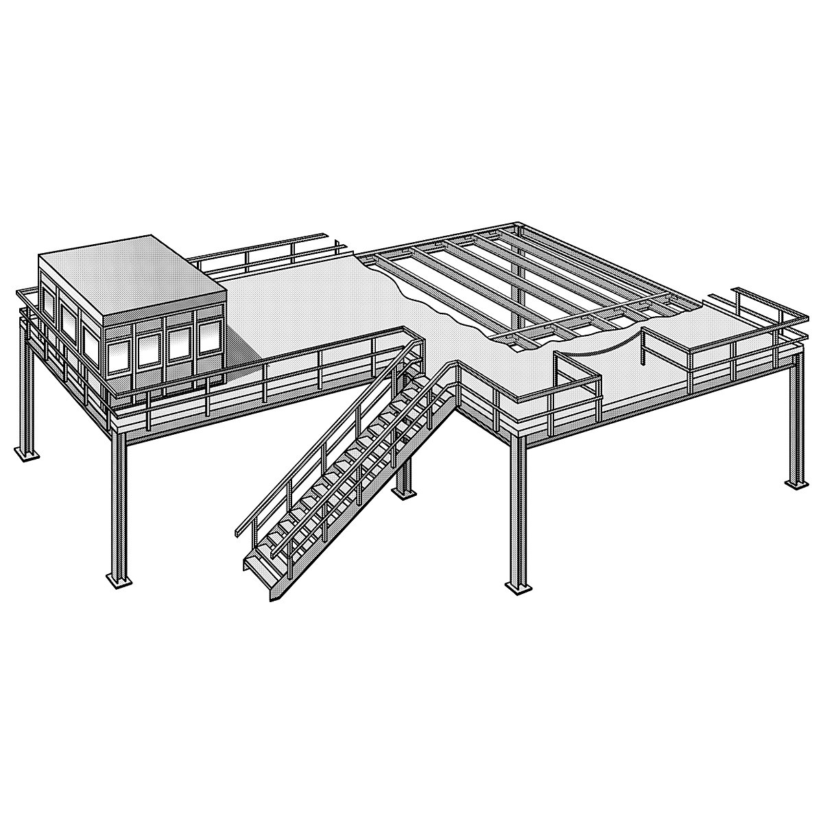 Mezzanine floor (Product illustration 3)-2
