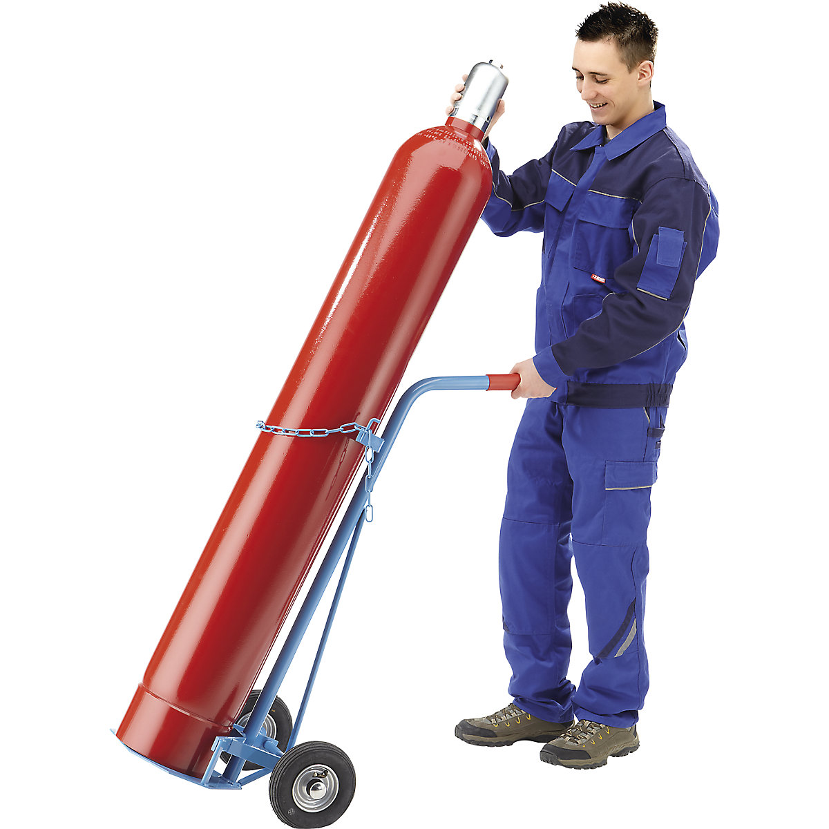 Carrello per bombole e bombole di gas – eurokraft pro