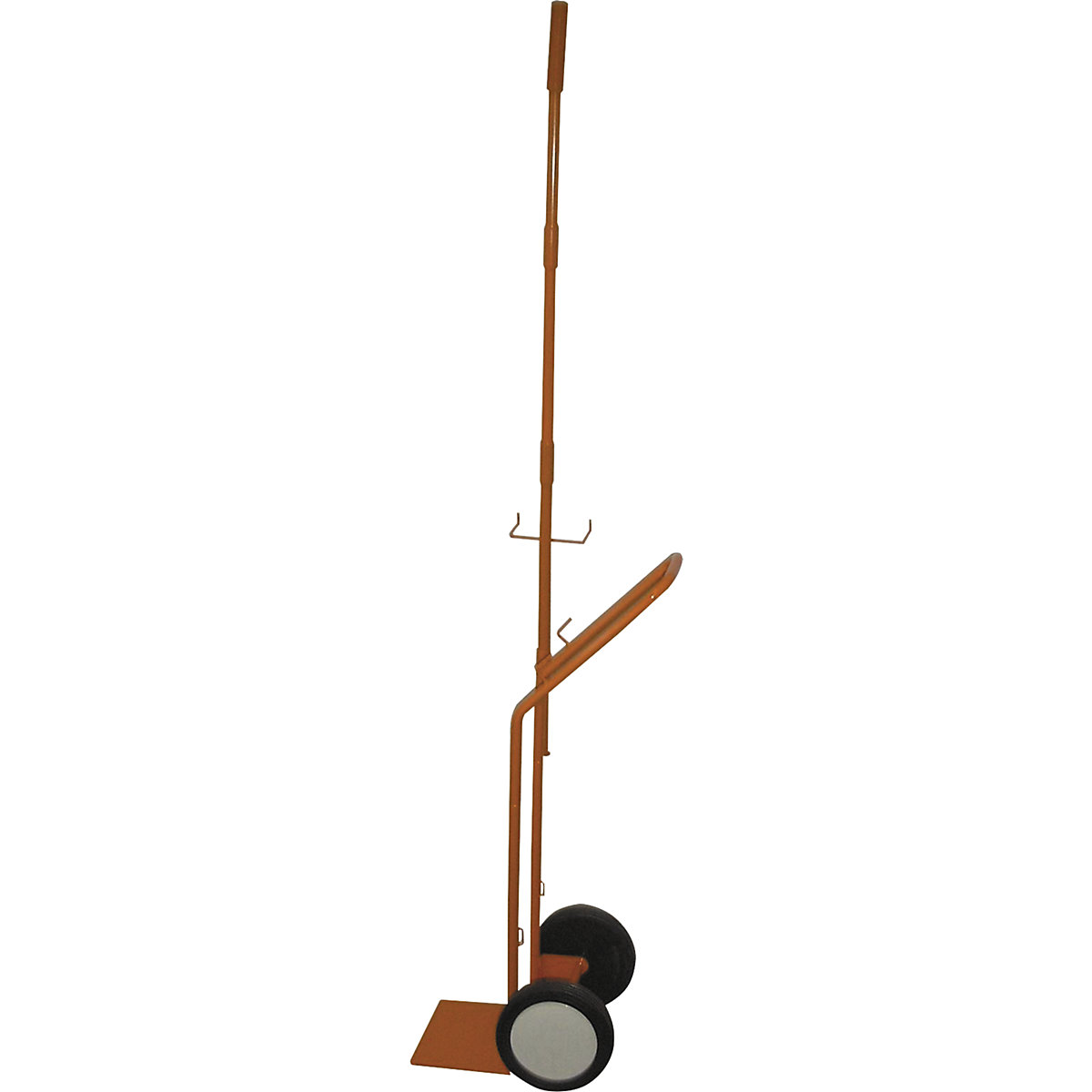 Carrello per bombole professionale, per bombola di gas propano di max 25 kg, guida per tubo flessibile-0