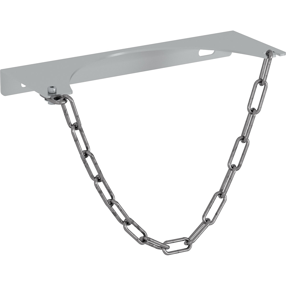 Supporto da parete per bombole di gas – eurokraft basic, per 1 bombola, per Ø bombola max 230 mm-0