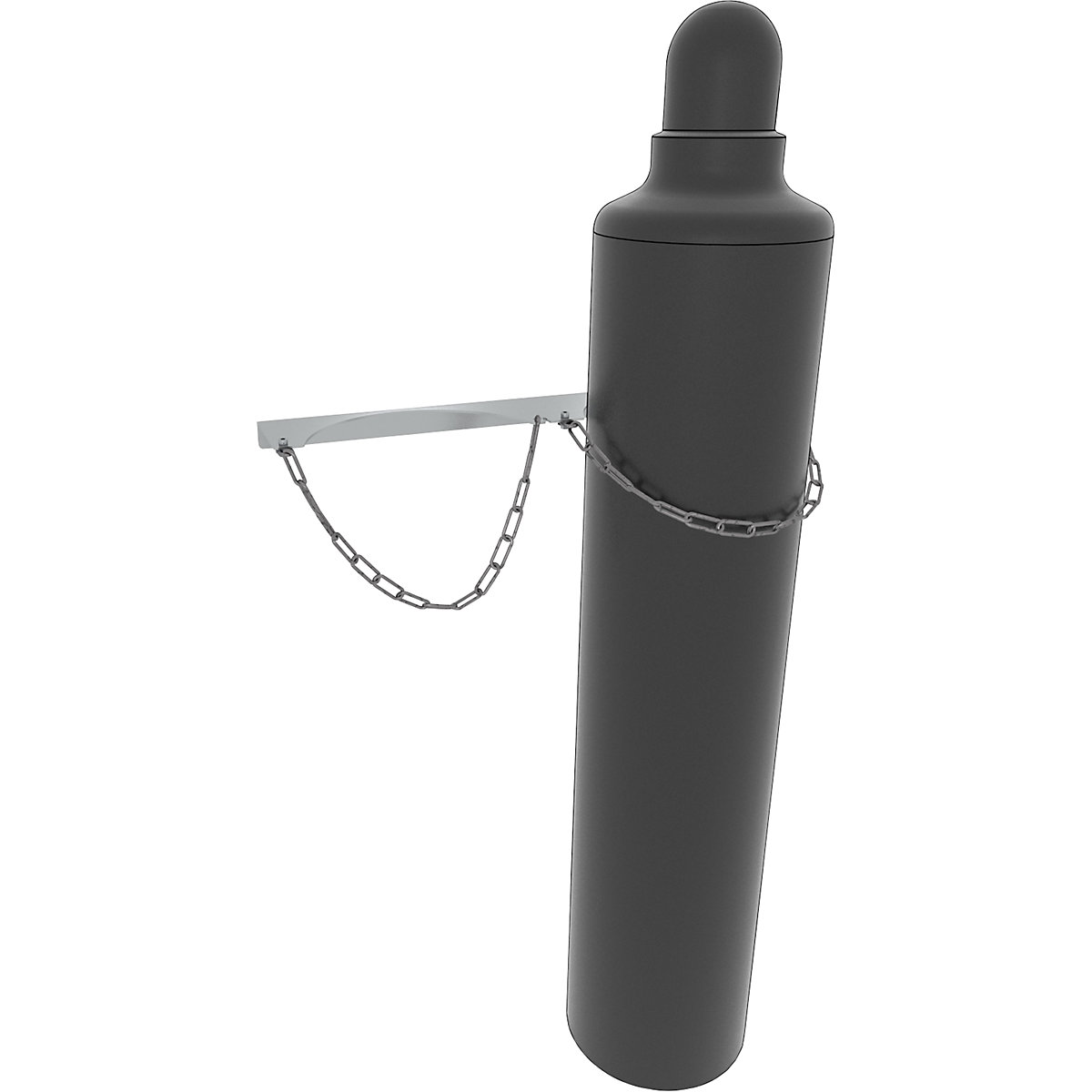 Supporto da parete per bombole di gas – eurokraft basic (Foto prodotto 2)-1